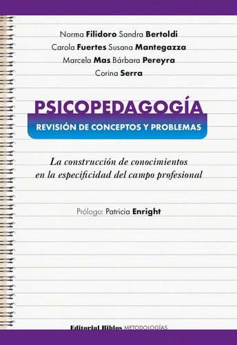 Psicopedagogía: Revisión De Conceptos Y Problemas - Filidoro