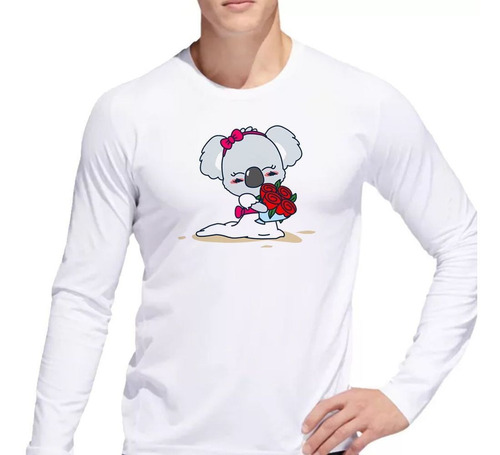 Remera De Hombre Koala Con Ramo De Flores Casamiento Ml