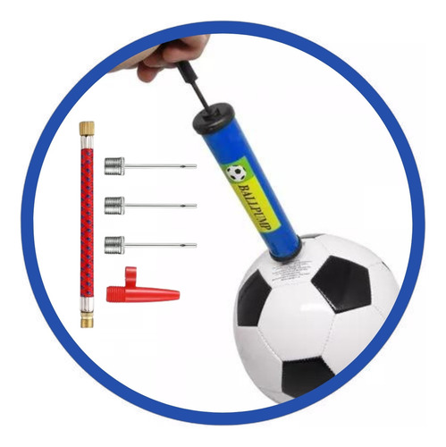 Kit Bicos Para Bomba De Inflar Adaptadores Encher Bola Top Cor Sortidos