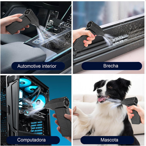 Aspirador De Aire 130.000 Rpm Regulable En 3 Etapas