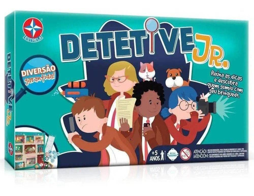 Jogo De Tabuleiro Infantil Detetive Junior Estrela 5257