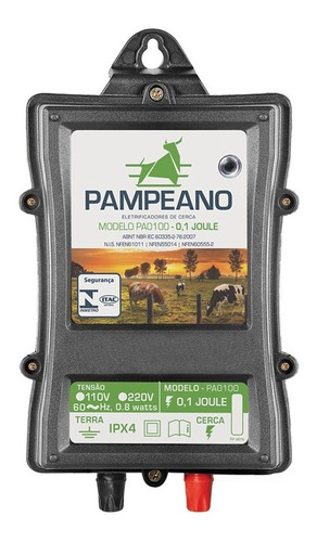 Eletrificador De Cerca Rural Pa0100 Pampean 0,1 Joules Saída