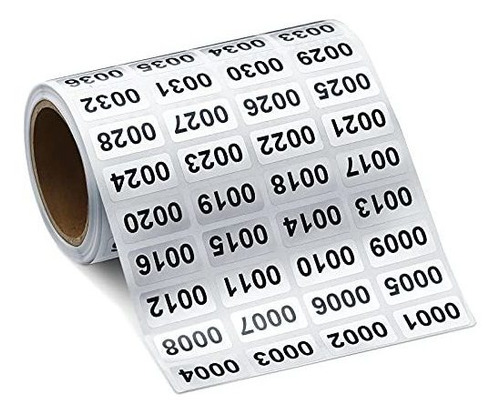 Etiqueta - 2000 Pieces Inventory Labels ******* Self-adhesiv