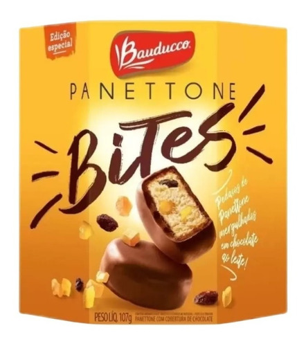 Panettone Bites Bauducco 107 Grs.