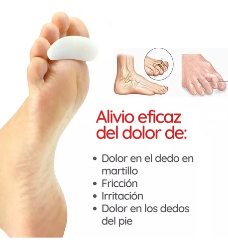 4 Pares Separador Dedo En Martillo, Corrector Dedo En Garra