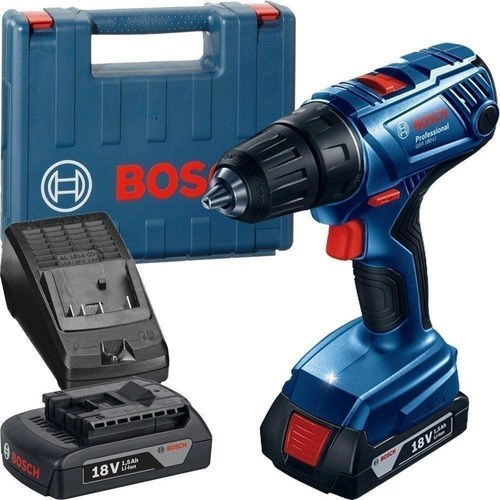 Taladro Atornillador Bosch Gsr 180 Li 18v + 2 Bat + Cargador