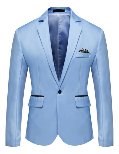 Terno Casual Masculino De 1 Botão, Sem Rugas, Estilo Moderno