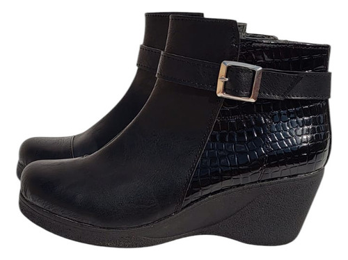 Botas De Taco Chino Para Mujer Combinada