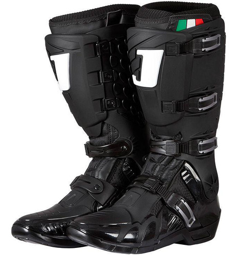 Bota Motocross Jett Lite Articulada Tam 41 Preto