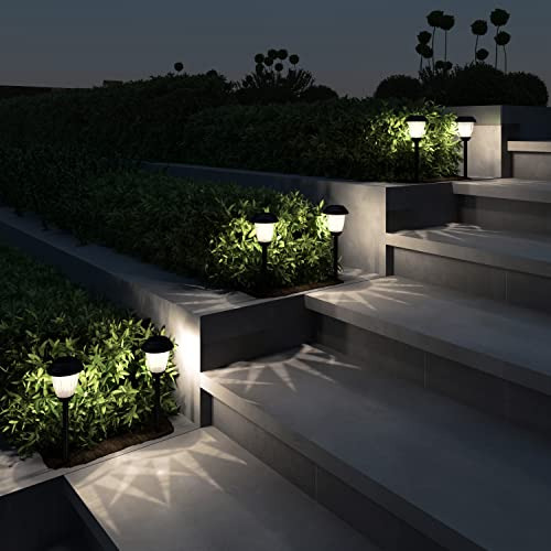 Luces Solares Para Camino, Juego De 8 A 16 Pulgadas, Acero I