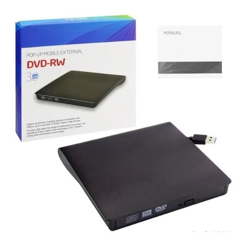 Grabador Dvd-rw Externo 8x Ultra Rw, Usb 3.0