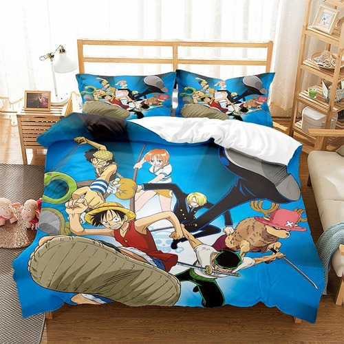 Juego De Cama De Una Pieza Funda De Edredón Anime