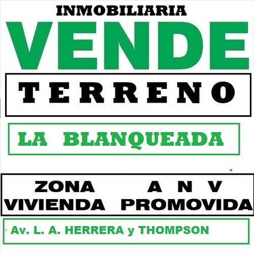 Zona  A N V  La Blanqueada : L A Herrera 12.00 X 55.00= 650 M2 Alt. 16.50 Mts