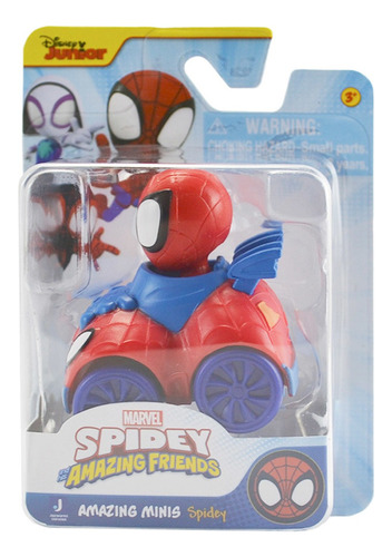 Spidey - Mini Veículo Homem Aranha De 6cm