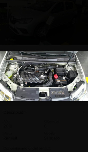 Renault Sandero 1.6 Life $250.000 A Tasa 0% Tomo Permuta Jl