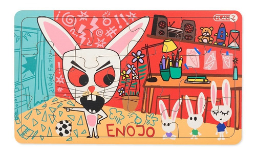 Imagen 4 de 10 de Set 3 Rompecabezas Puzzle Emociones 12, 16 Y 24 Piezas