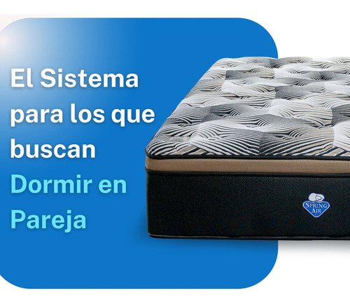 Colchón King Size Spring Air Comfortflex Woodbury Color Gris oscuro