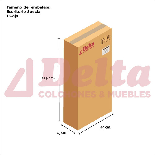 Imagen 3 de 9 de Escritorio Mesa Pc Estilo Industrial 2 Cajones Y Estantes