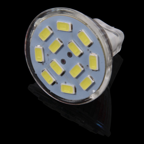 Foco Led Gu4 (mr11) De 6 W, 12 Smd 5730, 570 Lm, 12 V
