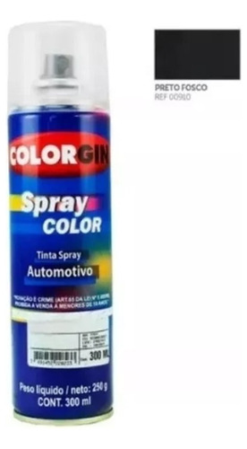 Pintura En Aerosol Para Retoques Autos Negro Mate Deportivo