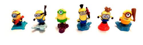 Kinder Minions Hermoso Lote De Personajes Todos Distintos