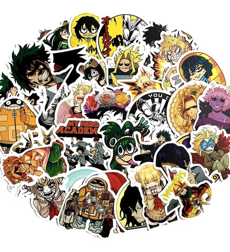 Stickers Impermeables My Hero Academia 50 Unidades