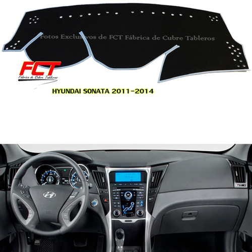 Cubre Tablero Hyundai Sonata 2011 2013 2014 Fabrica Fct
