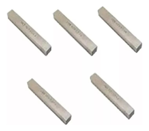 Acero De Torno Cuadrado 1/4 X 2. 1/2  (8% Cobalto) X 5 Un