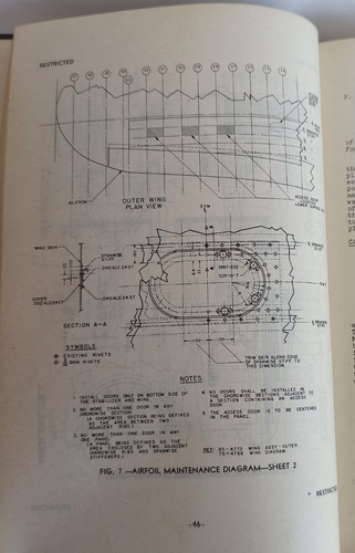 Libro Manual Mantención Avión Bombardero B 17 F En Inglés (Usado)