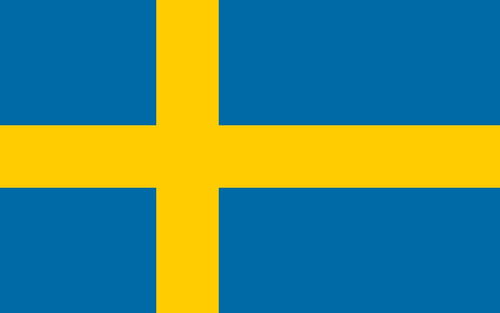 Bandera De Suecia 150 X 90 Cm Oficial Reforzada