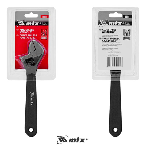 Chave Inglesa Ajustavel 8 Pol Profissional Universal Mtx