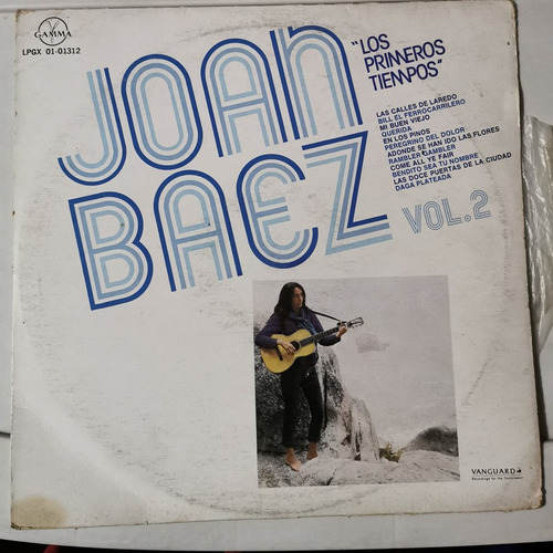 Disco Lp: Joan Baez- Los Primeros Tiempos