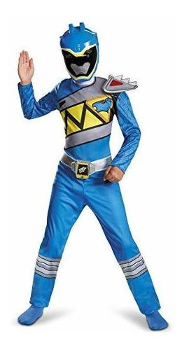 Dinosaurio Power Rangers Traje Para Boys Blue Dino Carga Niñ