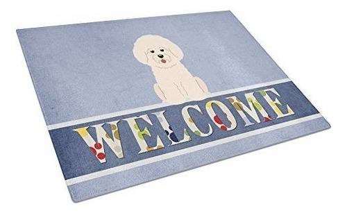 Caroline's Treasures Bb5656lcb Bichon Frise Welcome Tabl