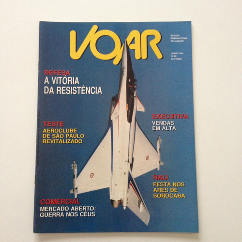 Revista Internacional De Aviação Voar N°89 F100