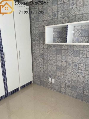 Imagem 11 de 12 de Alugo Apartamento Reformado 3/4 Sendo (01 Suíte) Varanda Gourmet - Rio Vermelho Ap02309