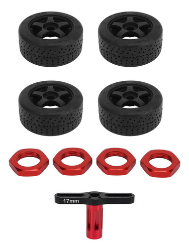 Llantas Rc De 5 Radios, 4 Unidades, Llantas Hexagonales De P