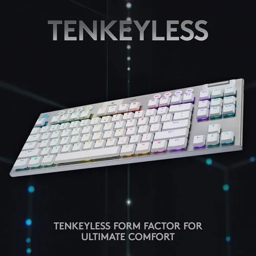 Teclado Mecánico Logitech, Inalámbrico, Retroiluminación Rgb