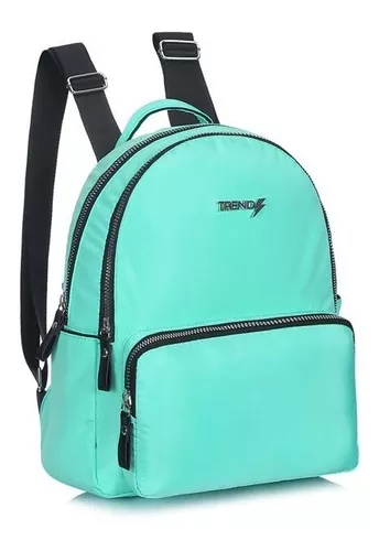 Mochilas Mujer, Mochila M Nylon Neón Verde Neon