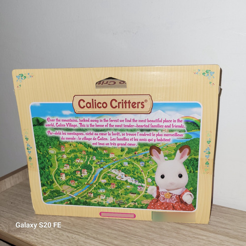 Calico Critters Sandy Cat Family Sylvanian Ternurines * (Usado)
