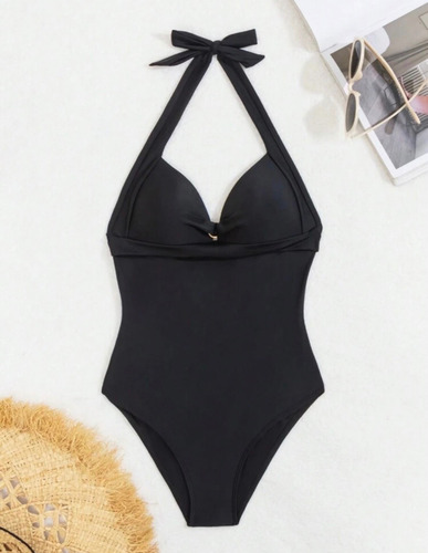 Mallas Enterizas Modelos Armados Alambre Push-up Argolla Lisa 3