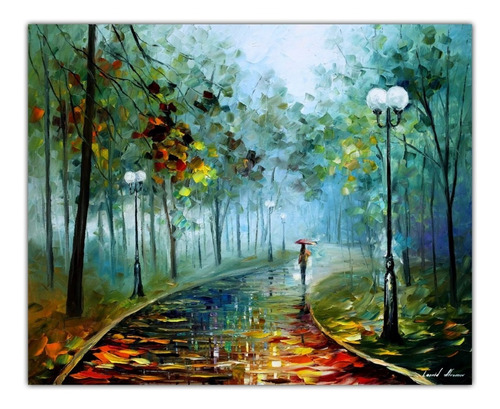 Foto Poster Leonid Afremov 65cmx75cm Obra Neblina Da Paixão