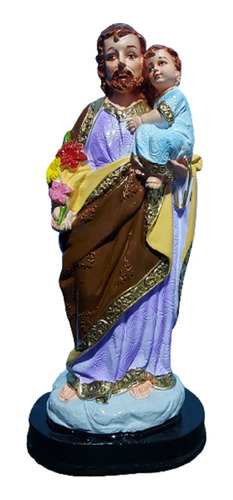 Figura Religiosa San José Y Niño Jesús (23cm) Envío Gratis