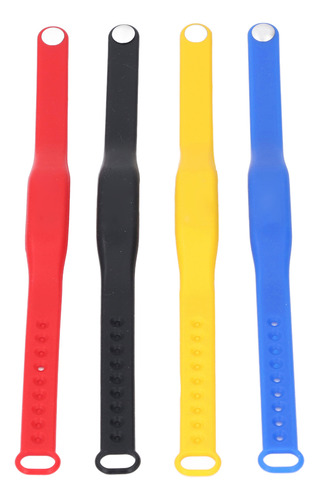 Pulsera De Silicona Para Piscina, 4 Piezas, Nfc, Resistente