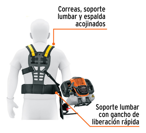 Desbrozadora Multifuncional 2 Hp Uso Profesional 103205