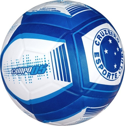 Mini Bola De Futebol De Campo - Cruzeiro Cor Azul