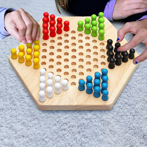 Juego De Damas Chino Portátil Draughts Chinese Strategy