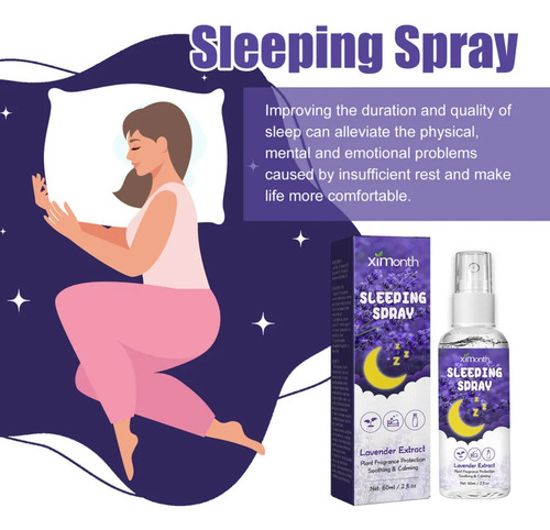 Spray De Sueño De Lavanda Para Aliviar La Ansiedad