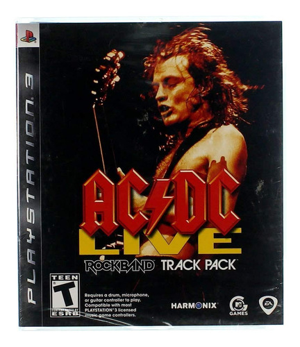 Compatible Con Playstation - Ac/dc Live: Rock Band Track Pa.
