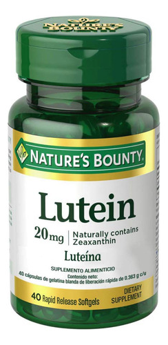 Cápsulas De 20 Mg De Luteína Natures Bounty 74312049026 1 1